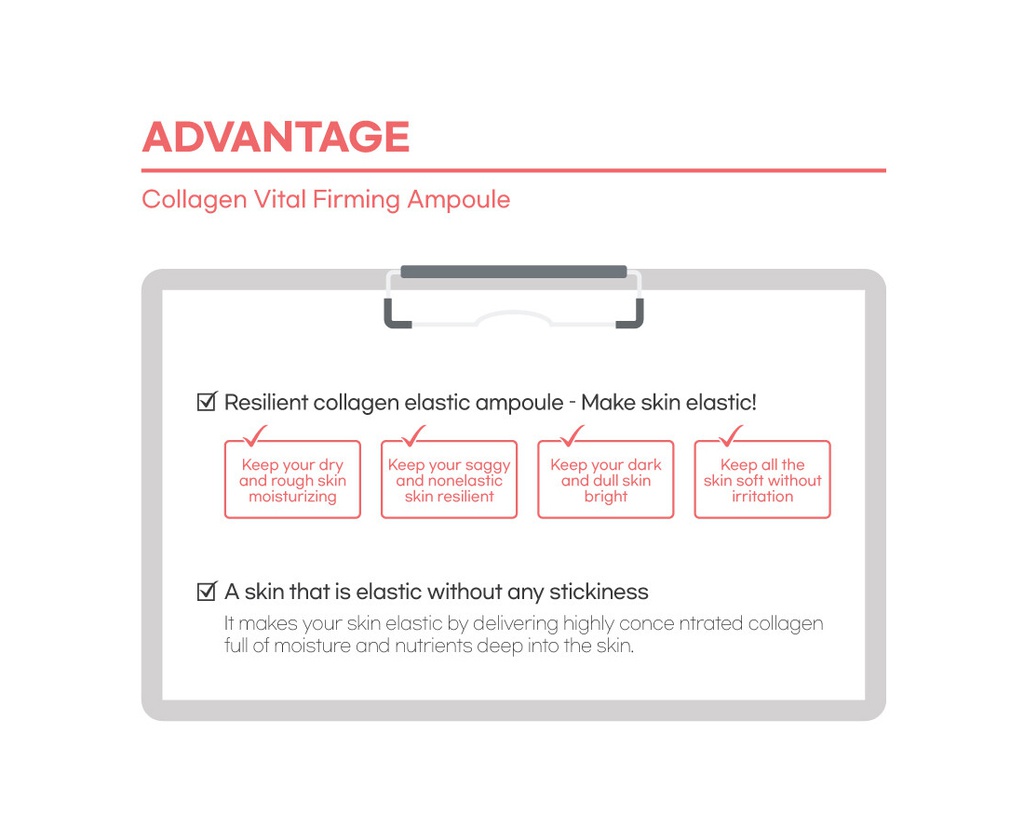 COLLAGEN VITAL FIRMING AMPOULE \n 100ML