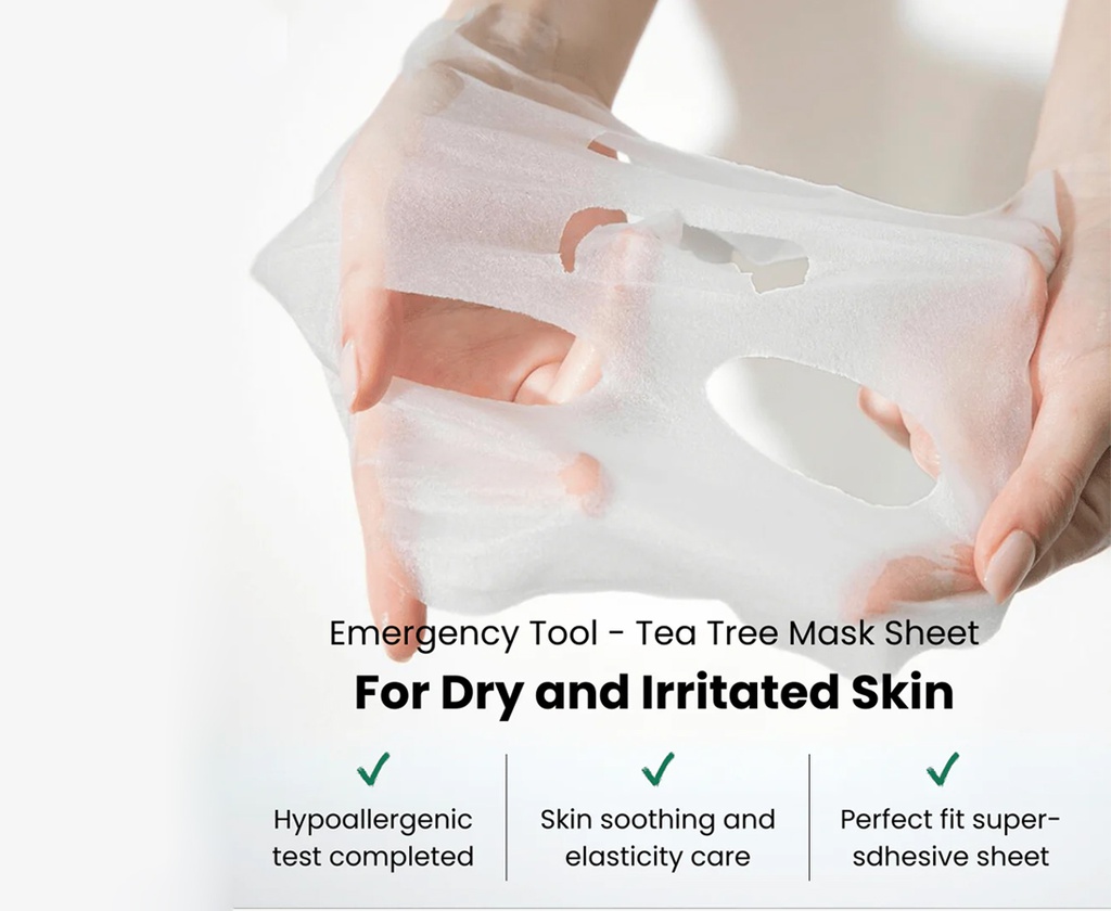 FARMSTAY TEATREE BIOME CALMING MASK (10EA) 25ML