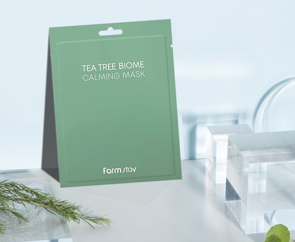FARMSTAY TEATREE BIOME CALMING MASK (10EA) 25ML