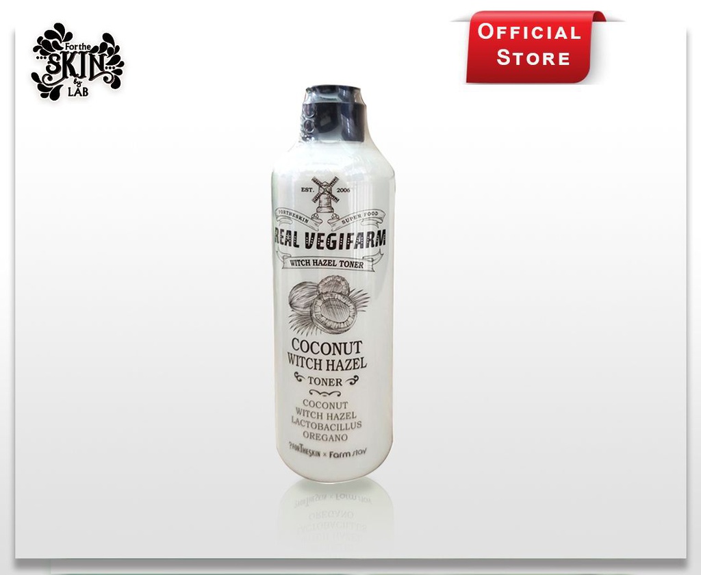 SUPER FOOD REAL VEGIFARM WITCH HAZEL TONER-Coconut (280 ml)