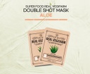 SUPER FOOD REAL VEGIFARM DOUBLE SHOT MASK-Aloe