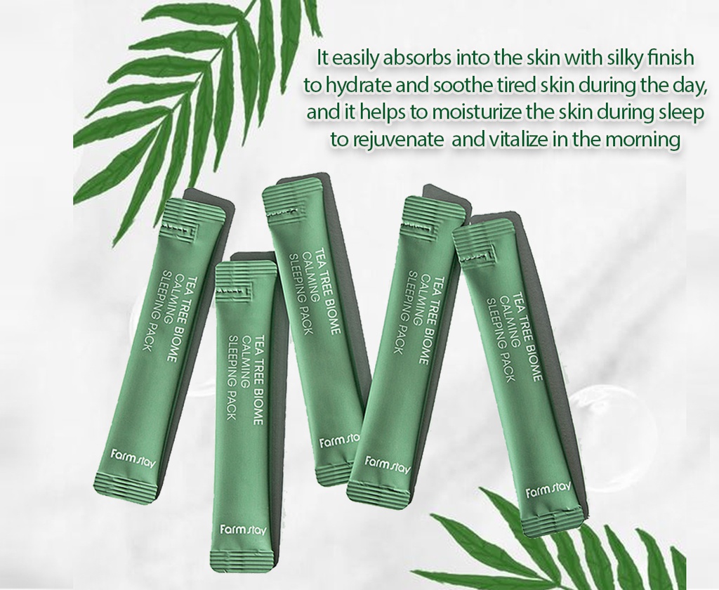 TEA TREE BIOME CALMING SLEEPING \n PACK