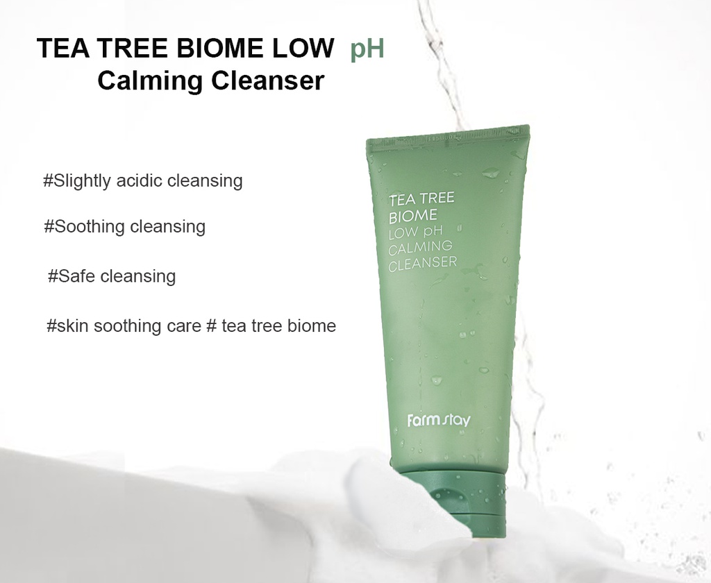 TEA TREE BIOME LOW pH CALMING CLEANSER \n 180ML