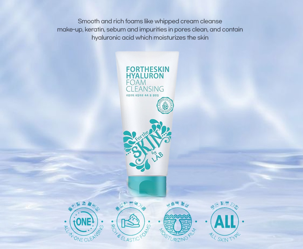 HYALURON FOAM CLEANSING \n 180 ml