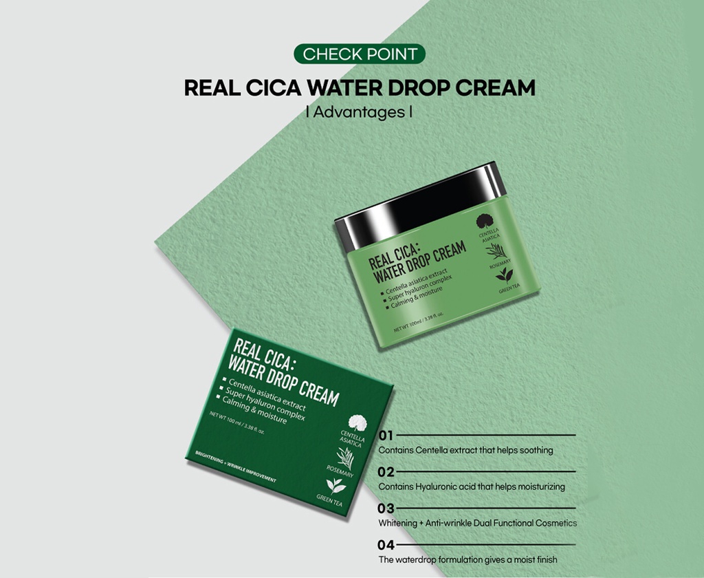 REAL CICA WATER DROP CREAM (100ml)