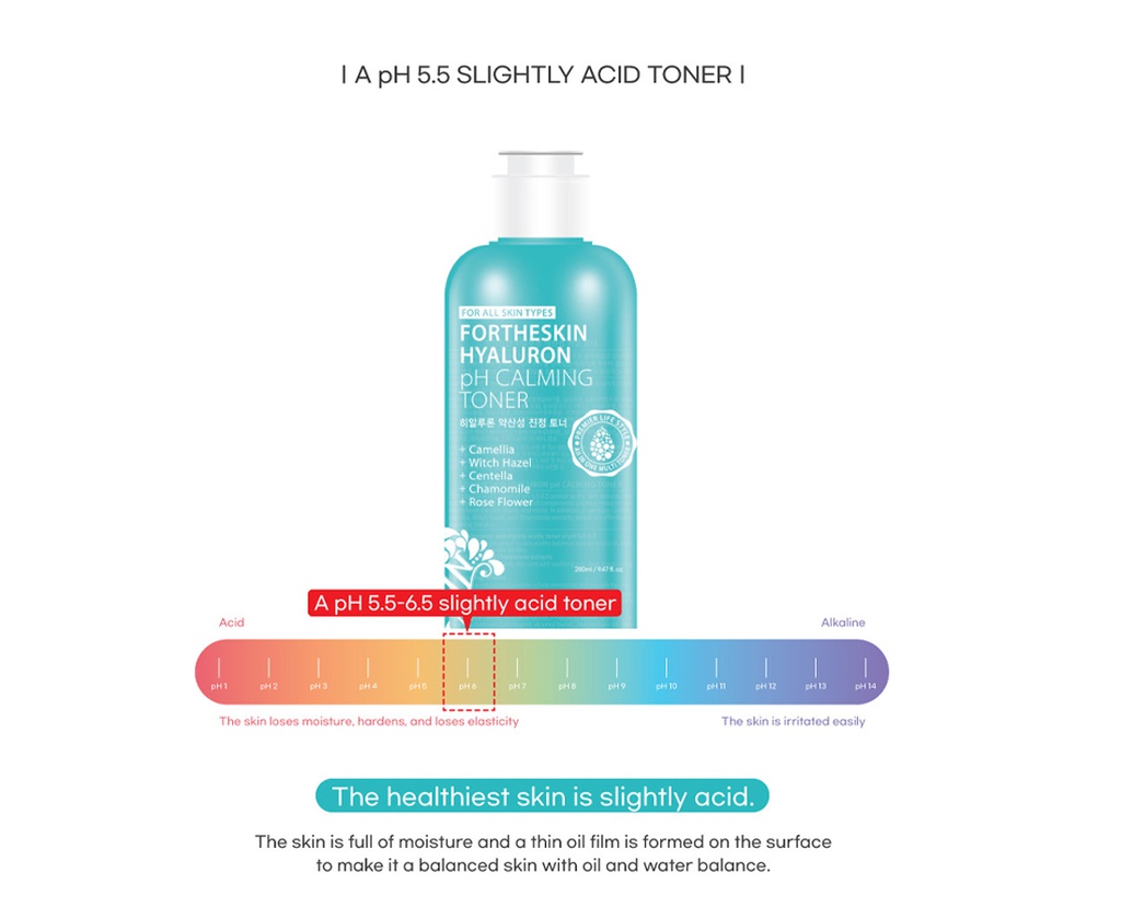 HYALURON PH CALMING TONER \n 280 ml