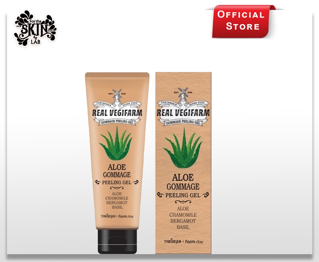 SUPER FOOD REAL VEGIFARM GOMMAGE PEELING GEL - ALOE 120ml