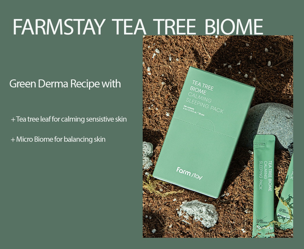 TEA TREE BIOME CALMING SLEEPING \n PACK