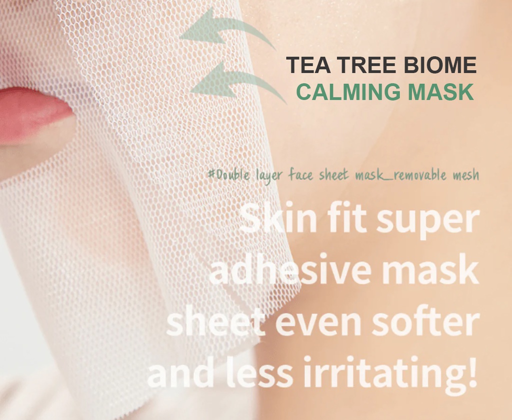 FARMSTAY TEATREE BIOME CALMING MASK (10EA) 25ML