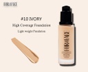 HIGH COVERAGE FOUNDATION - 10 IVORY 30ml