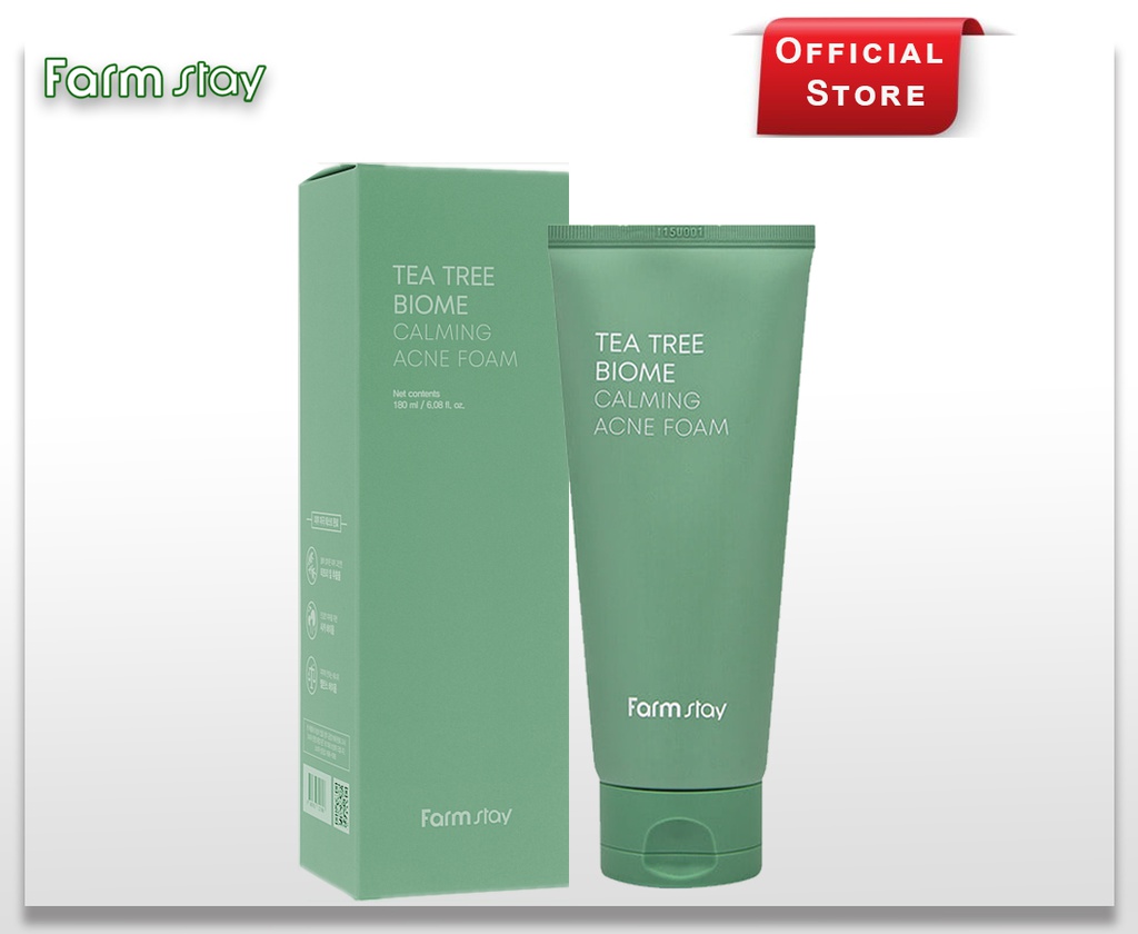 TEA TREE BIOME CALMING ACNE FOAM 180ml