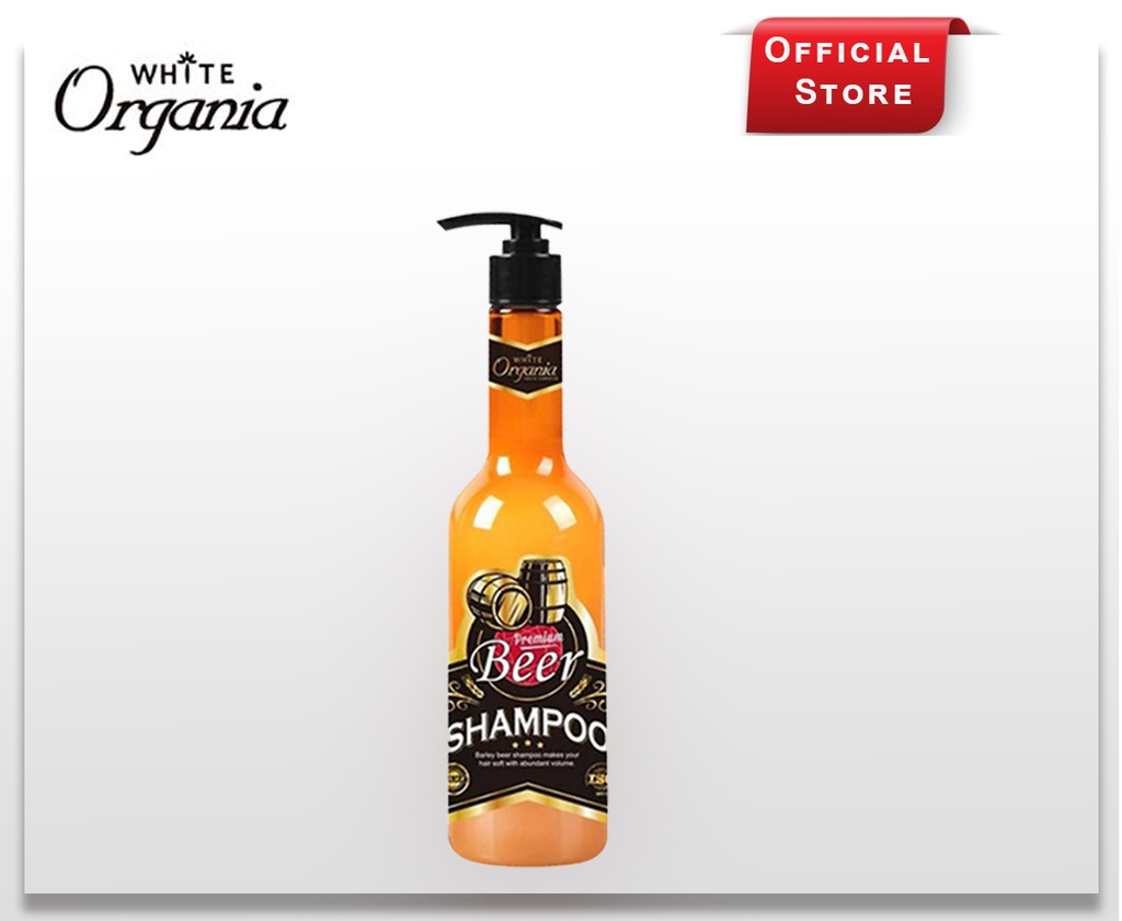 WHITE ORGANIA PREMIUM BEER HAIR SHAMPOO \n 500g