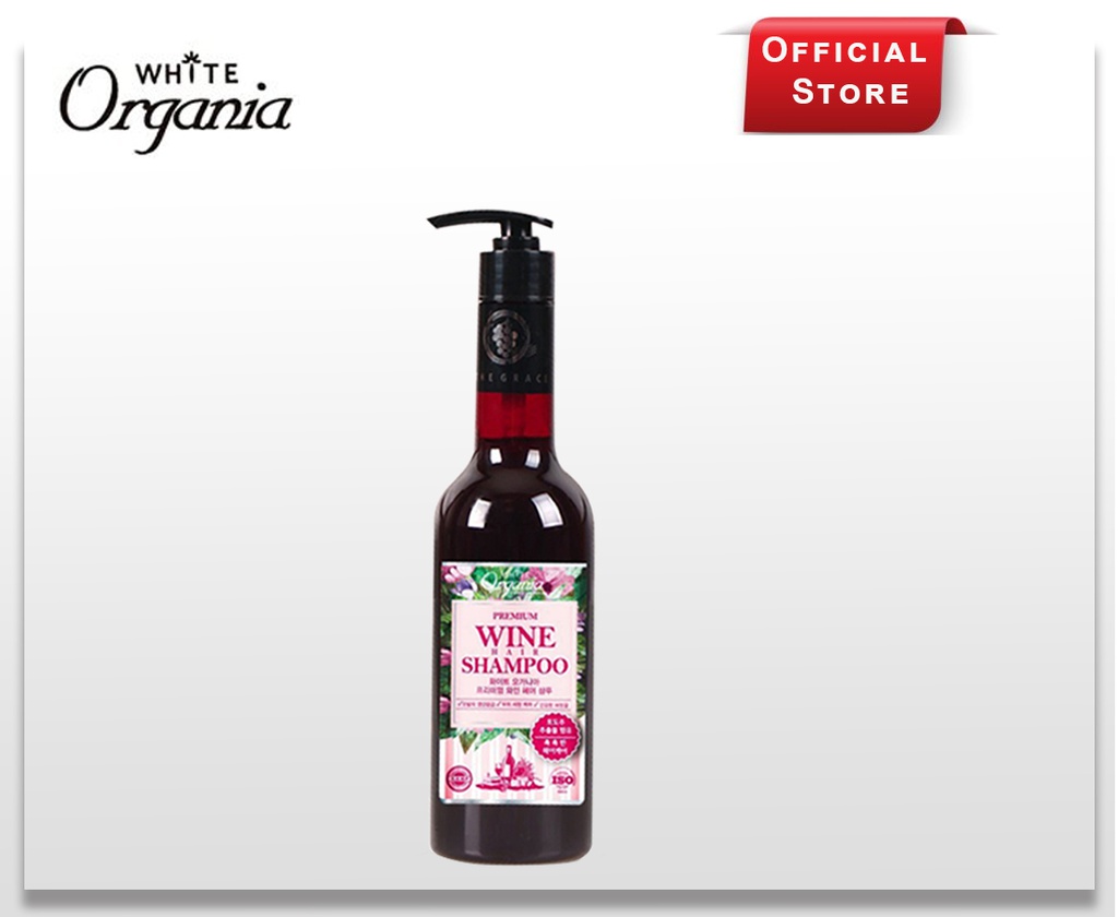 WHITE ORGANIA PREMIUM WINE HAIR SHAMPOO \n 500g