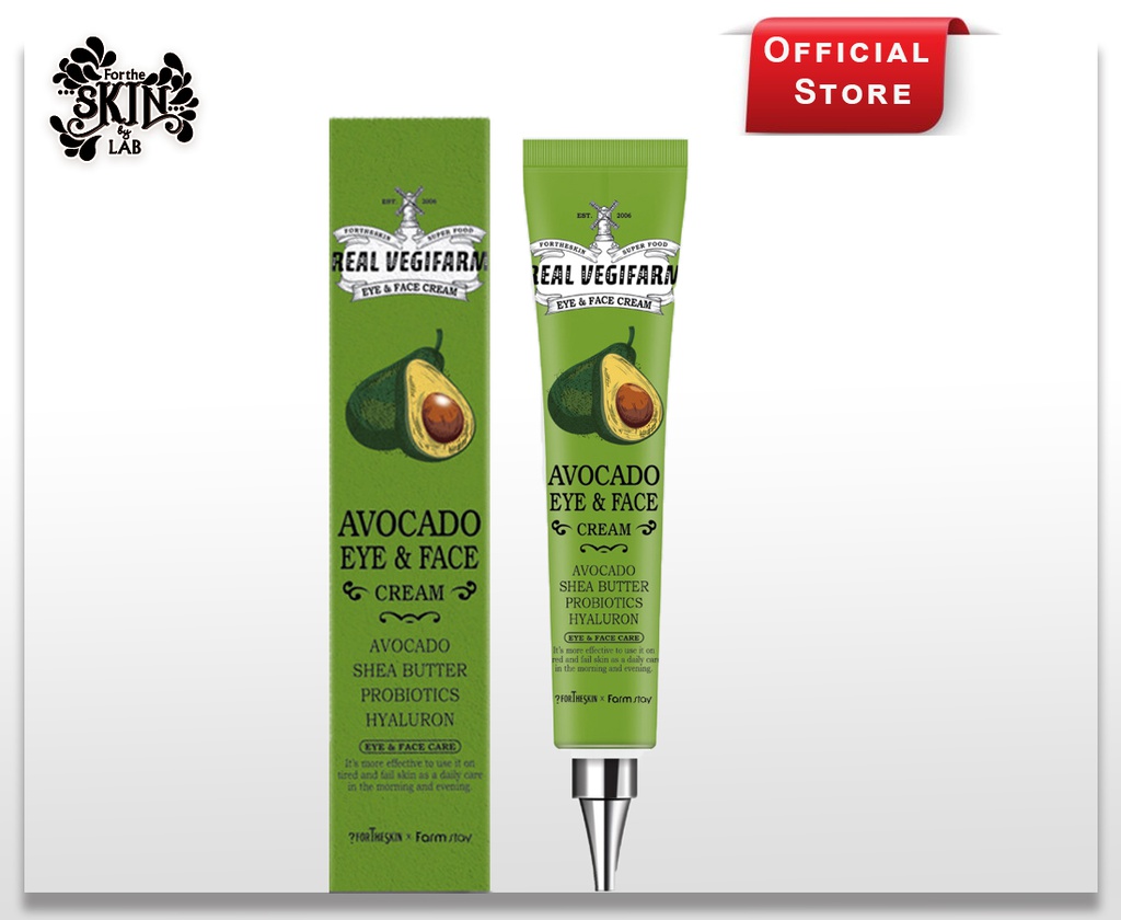 SUPER FOOD REAL VEGIFARM EYE &amp; FACE CREAM - AVOCADO 45ml