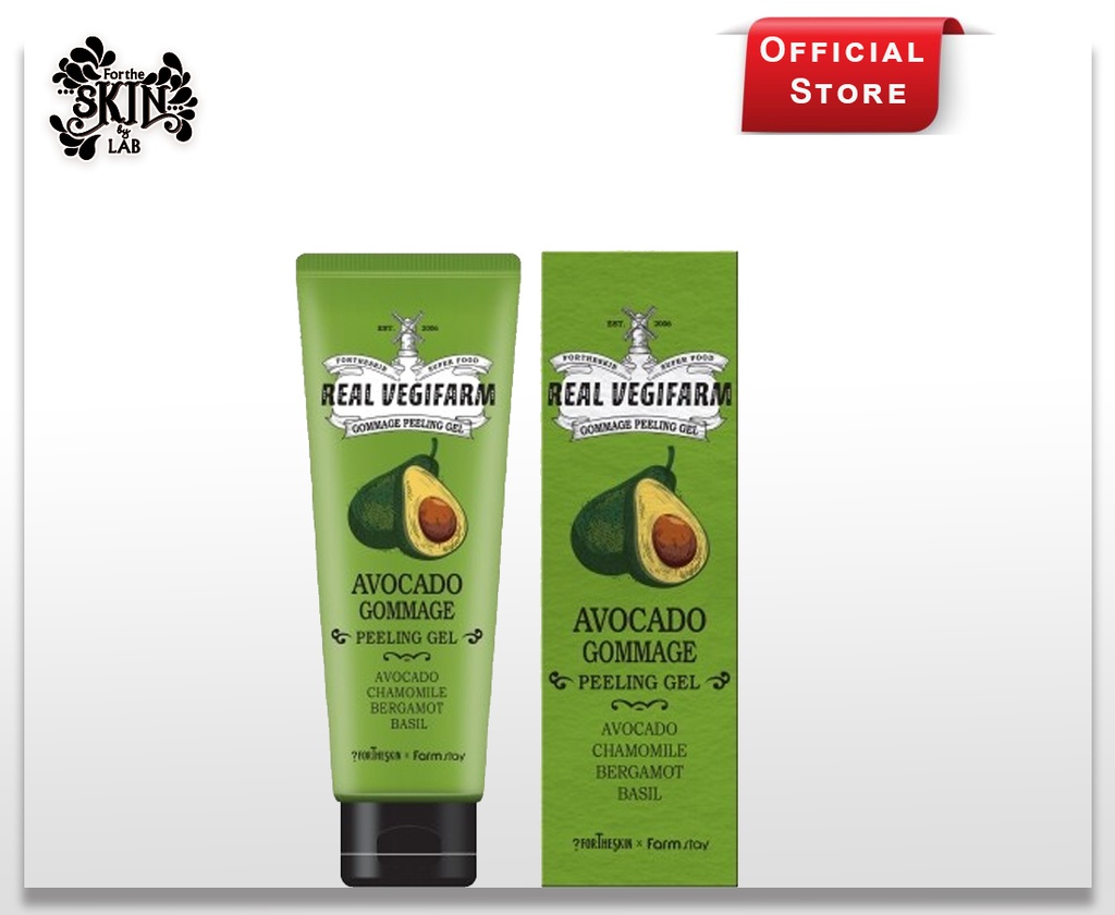 SUPER FOOD REAL VEGIFARM GOMMAGE PEELING GEL - AVOCADO 120ml