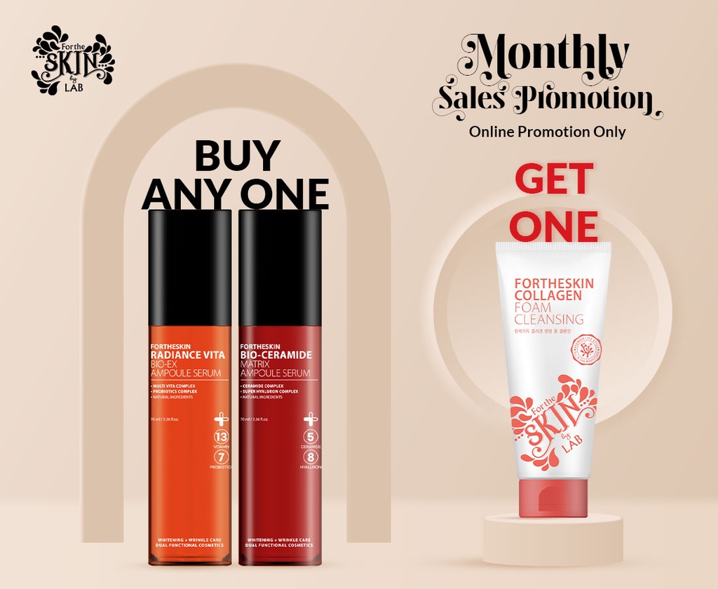 RADIANCE VITA BIO-EX AMPOUL SERUM 70ml  Buy  - any  - Get -1 Collagen Foam 180ml  FREE