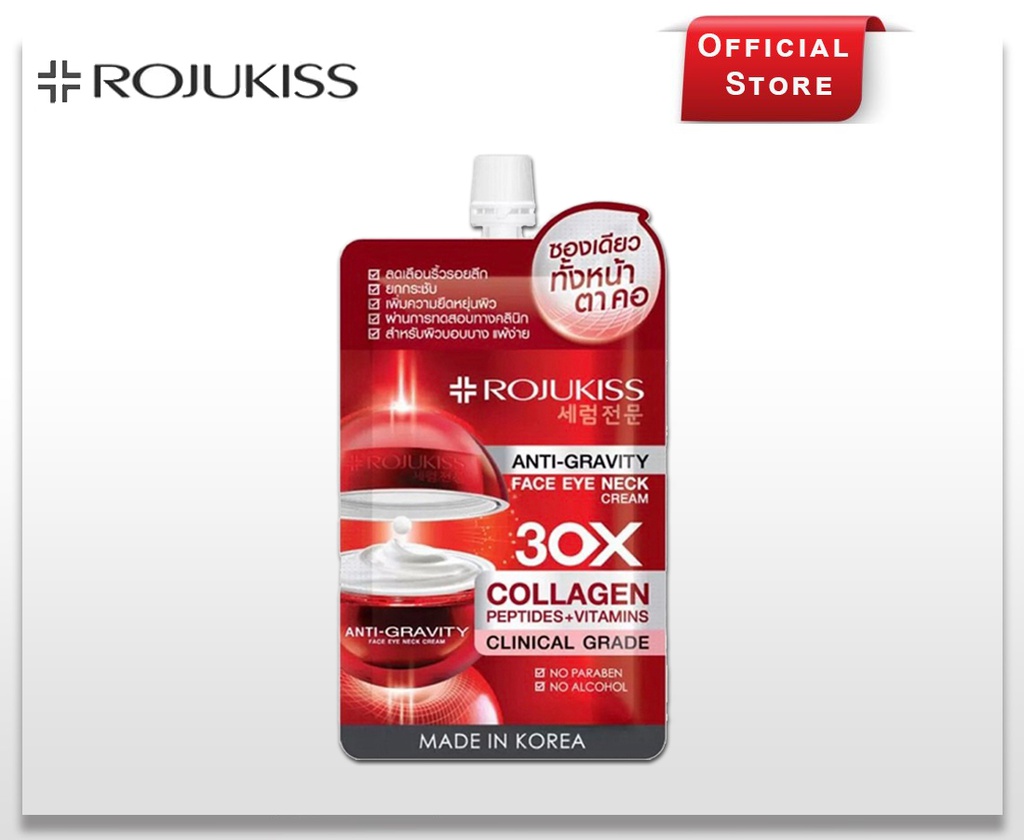 ROJUKISS FACE EYE NECK CREAM 8ml X 6