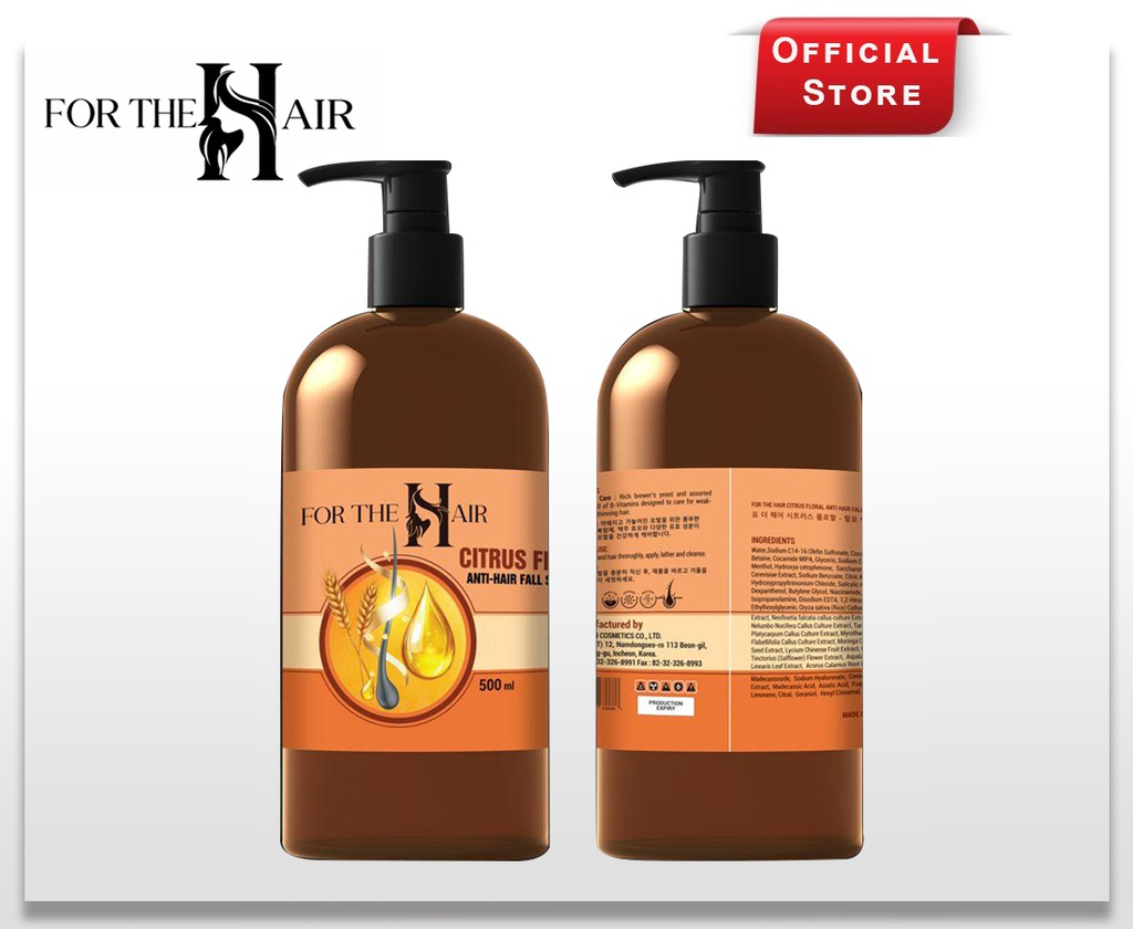 FOR THE HAIR CITRUS FLORAL ANTI HAIR FALL SHAMPOO